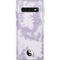 Purple and White Tie Dye Galaxy S10 Skin