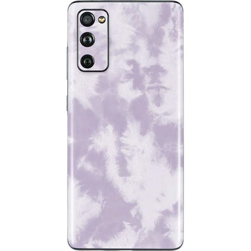 Purple and White Tie Dye Galaxy S20 Fan Edition Skin