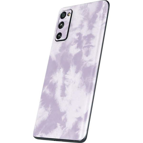 Purple and White Tie Dye Galaxy S20 Fan Edition Skin