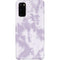 Purple and White Tie Dye Galaxy S20 Lite Case
