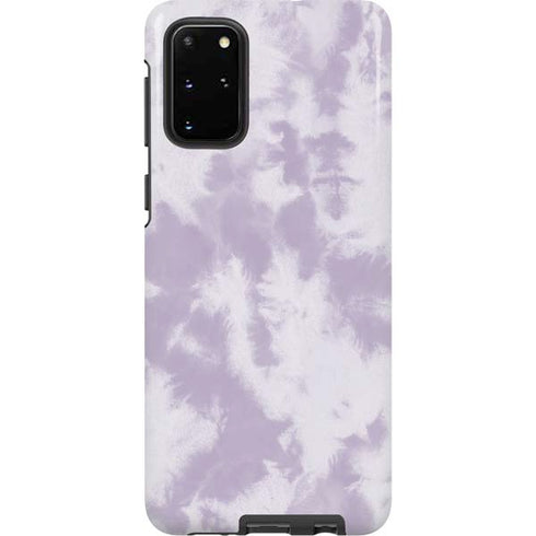 Purple and White Tie Dye Galaxy S20 Plus Pro Case
