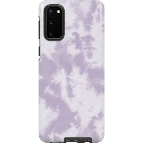 Purple and White Tie Dye Galaxy S20 Pro Case