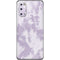 Purple and White Tie Dye Galaxy S20 Skin