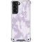 Purple and White Tie Dye Galaxy S21 5G Clear Case