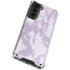 Purple and White Tie Dye Galaxy S21 5G Clear Case
