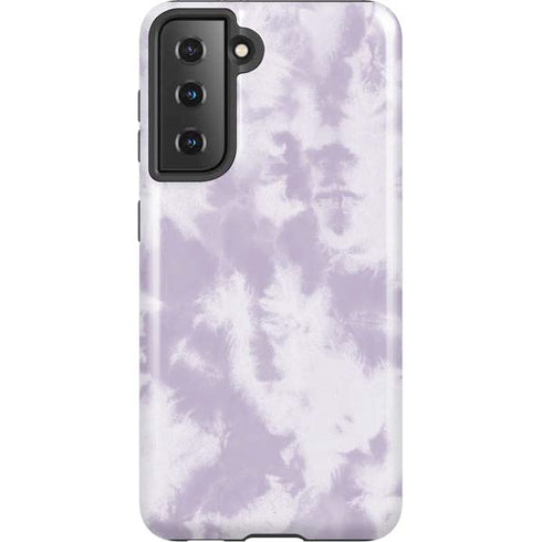 Purple and White Tie Dye Galaxy S21 5G Pro Case