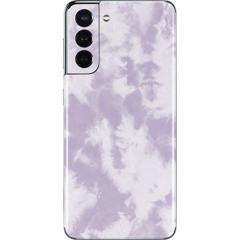 Purple and White Tie Dye Galaxy S21 5G Skin
