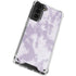 Purple and White Tie Dye Galaxy S21 Plus 5G Clear Case