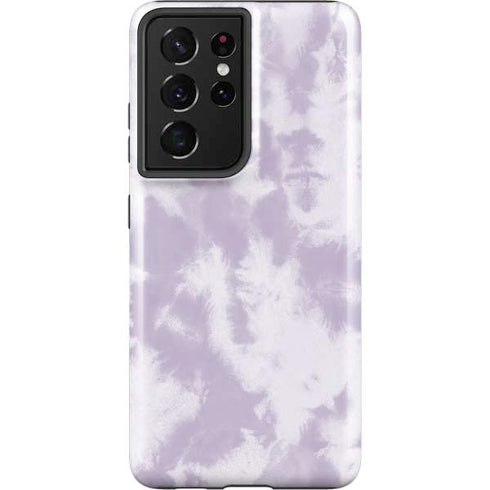 Purple and White Tie Dye Galaxy S21 Ultra 5G Pro Case