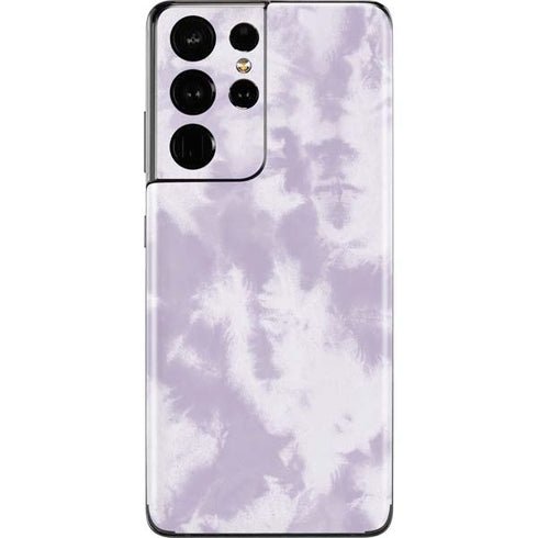 Purple and White Tie Dye Galaxy S21 Ultra 5G Skin