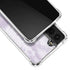 Purple and White Tie Dye Galaxy S22 Clear Case