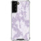 Purple and White Tie Dye Galaxy S22 Plus Clear Case
