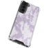 Purple and White Tie Dye Galaxy S22 Plus Clear Case