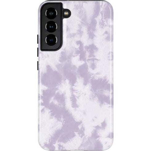Purple and White Tie Dye Galaxy S22 Plus Pro Case