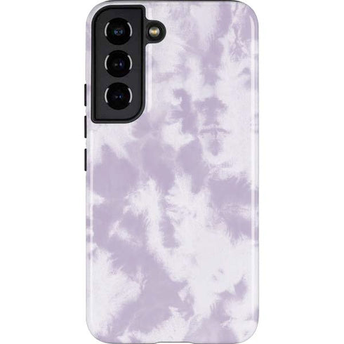 Purple and White Tie Dye Galaxy S22 Pro Case