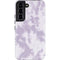 Purple and White Tie Dye Galaxy S22 Pro Case