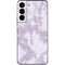 Purple and White Tie Dye Galaxy S22 Skin