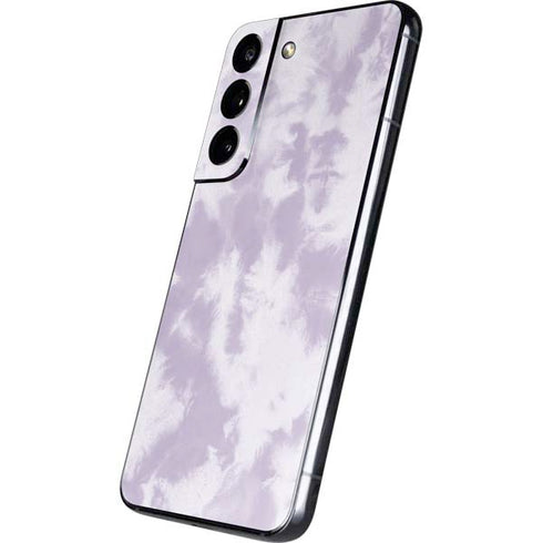 Purple and White Tie Dye Galaxy S22 Skin