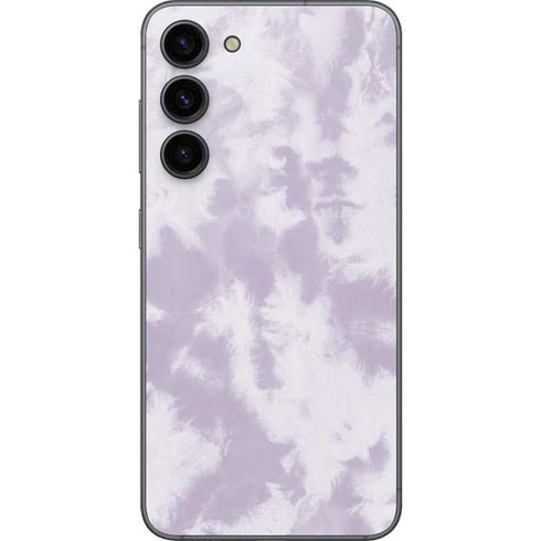 Purple and White Tie Dye Galaxy S23 Plus Skin