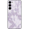 Purple and White Tie Dye Galaxy S23 Plus Skin