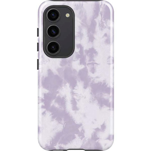 Purple and White Tie Dye Galaxy S23 Pro Case