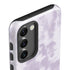 Purple and White Tie Dye Galaxy S23 Pro Case