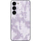 Purple and White Tie Dye Galaxy S23 Skin