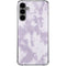 Purple and White Tie Dye Galaxy S24 Plus Clear Case