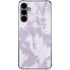 Purple and White Tie Dye Galaxy S24 Plus Clear Case