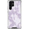 Purple and White Tie Dye Galaxy S24 Ultra Clear Case