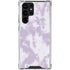 Purple and White Tie Dye Galaxy S24 Ultra Clear Case