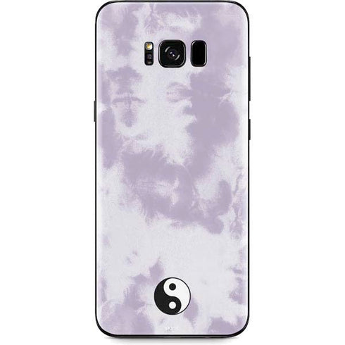 Purple and White Tie Dye Galaxy S8 Plus Skin