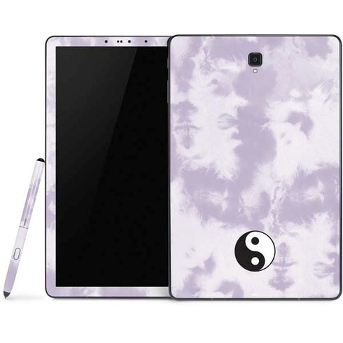 Purple and White Tie Dye Samsung Galaxy Tab Skin