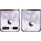 Purple and White Tie Dye Galaxy Z Flip Skin