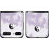 Purple and White Tie Dye Galaxy Z Flip Skin