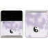 Purple and White Tie Dye Galaxy Z Flip3 5G Skin