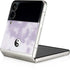 Purple and White Tie Dye Galaxy Z Flip3 5G Skin