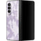 Purple and White Tie Dye Galaxy Z Fold3 5G Skin