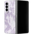 Purple and White Tie Dye Galaxy Z Fold4 5G Skin