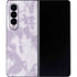 Purple and White Tie Dye Galaxy Z Fold4 5G Skin