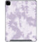 Purple and White Tie Dye iPad Pro 12.9in (2020) Clear Case