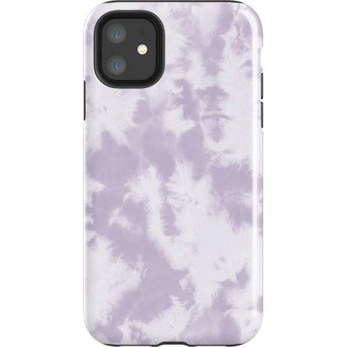 Purple and White Tie Dye iPhone 11 Impact Case