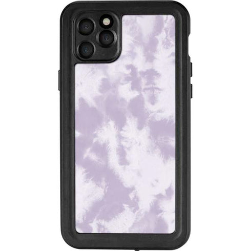 Purple and White Tie Dye iPhone 11 Pro Max Waterproof Case
