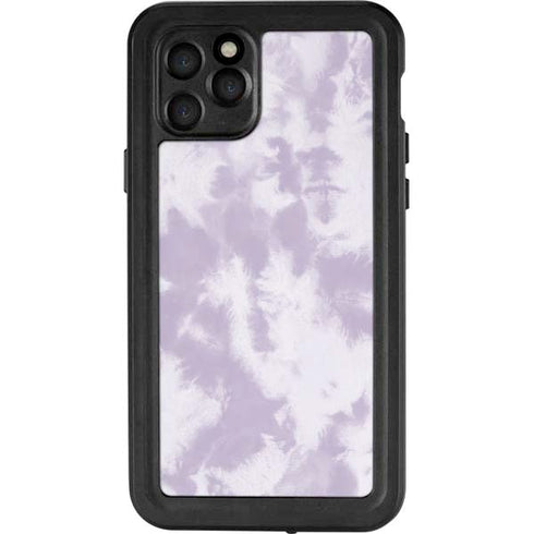 Purple and White Tie Dye iPhone 11 Pro Waterproof Case