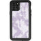 Purple and White Tie Dye iPhone 11 Pro Waterproof Case