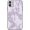 Purple and White Tie Dye iPhone 11 Skin