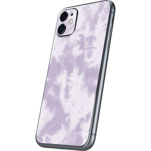 Purple and White Tie Dye iPhone 11 Skin