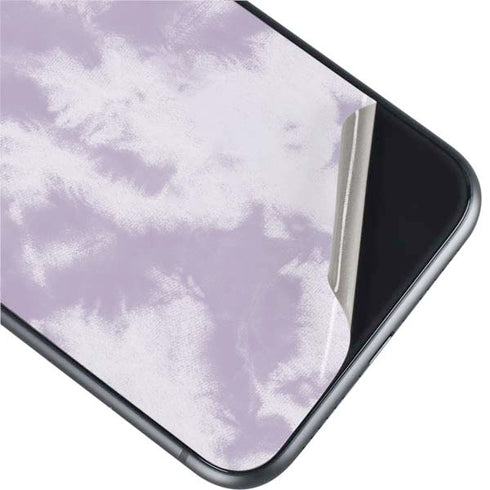 Purple and White Tie Dye iPhone 11 Skin