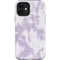 Purple and White Tie Dye iPhone 12 Impact Case
