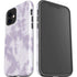 Purple and White Tie Dye iPhone 12 Impact Case